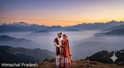 Wedding photographer in HIMACHAL - Destination wedding photographer Himachal, Shimla, Kasauli - Candid and Cinematic shots